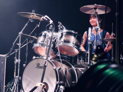 On stage media image