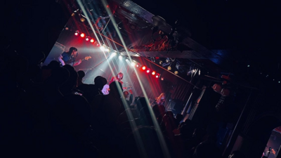 On stage media image