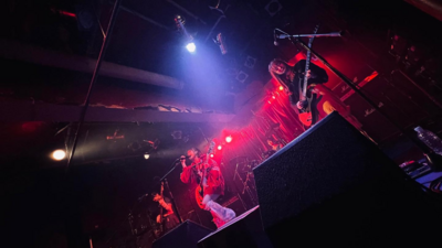 On stage media image