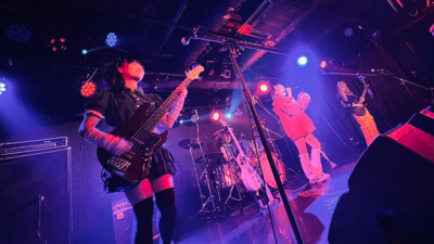 On stage media image