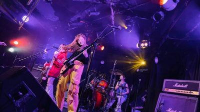 On stage media image