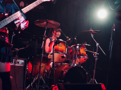 On stage media image