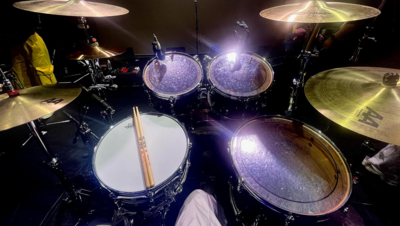 On stage media image