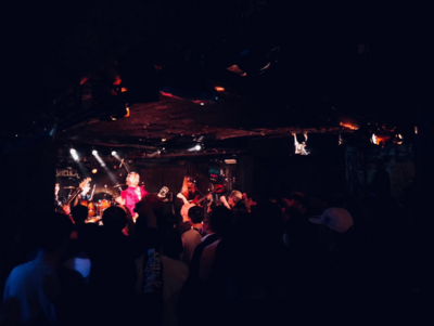 On stage media image