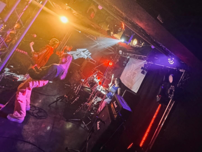 On stage media image