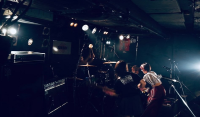 On stage media image