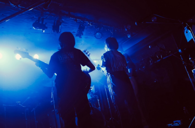 On stage media image