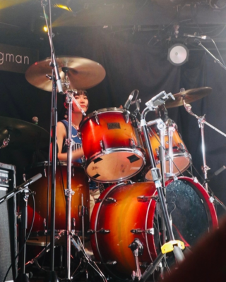 On stage media image