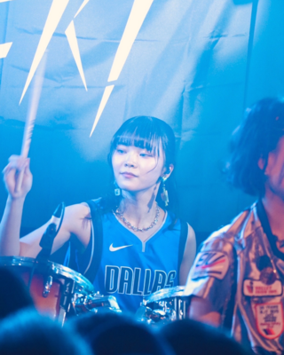 On stage media image