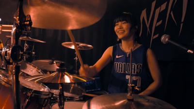 On stage media image