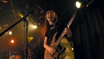 On stage media image