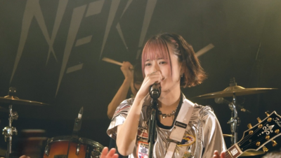 On stage media image