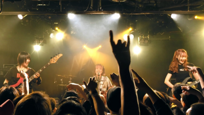 On stage media image