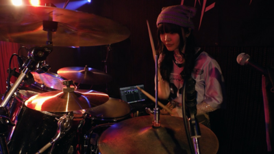 On stage media image