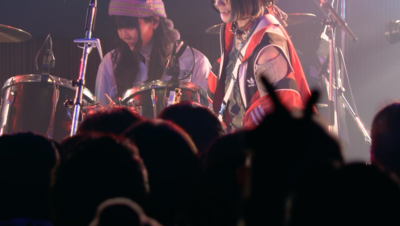 On stage media image