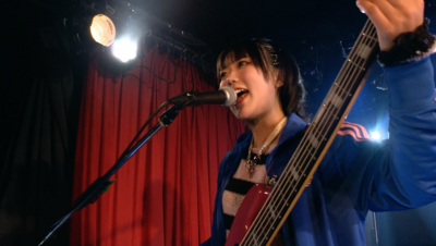 On stage media image