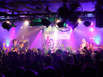 On stage media image