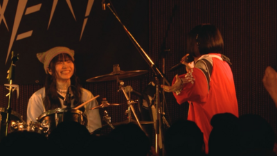 On stage media image