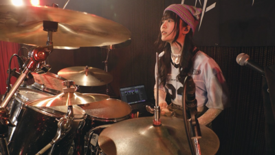 On stage media image