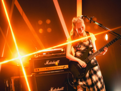 On stage media image