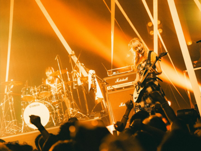 On stage media image