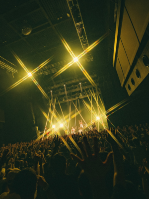 On stage media image