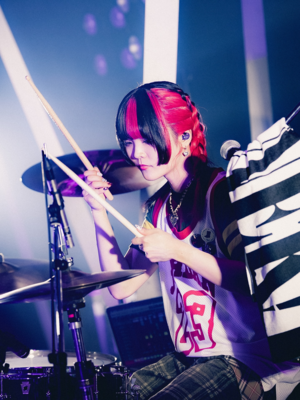 On stage media image