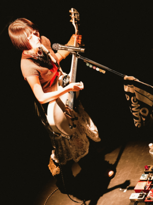 On stage media image