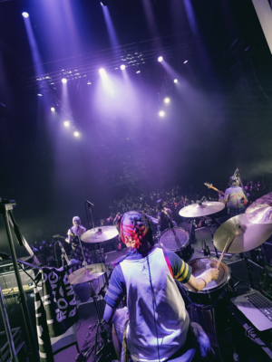 On stage media image