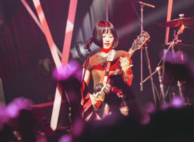 On stage media image