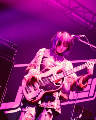 On stage media image