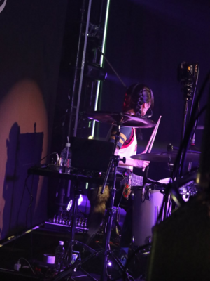 On stage media image