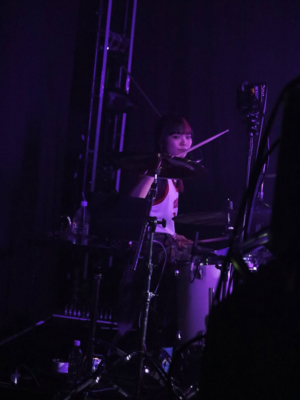 On stage media image