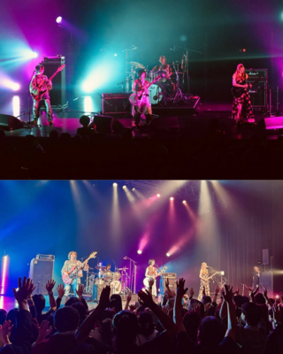 On stage media image