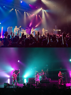 On stage media image