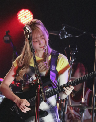 On stage media image