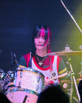 On stage media image