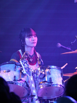 On stage media image