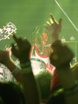 On stage media image