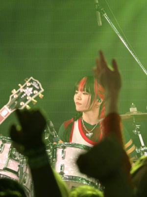 On stage media image