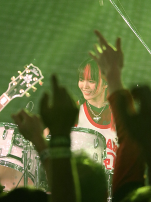 On stage media image