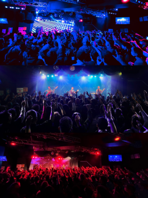 On stage media image