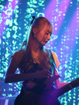 On stage media image