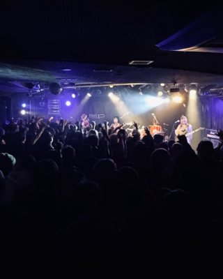 On stage media image