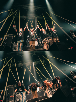 On stage media image