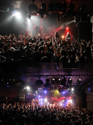 On stage media image