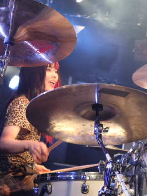 On stage media image