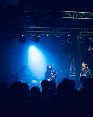 On stage media image