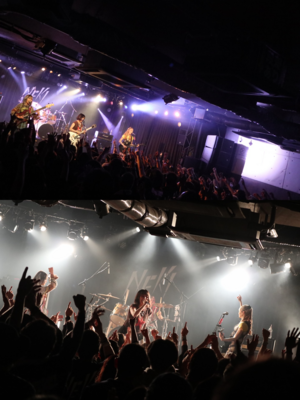 On stage media image