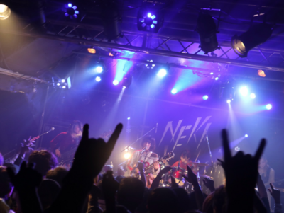 On stage media image